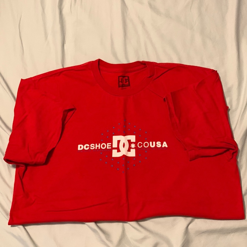 Red Shirt Sleeve DC Shirt